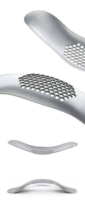 The Ultimate Kitchen Companion: Stainless Steel Garlic Arc Press Grinder