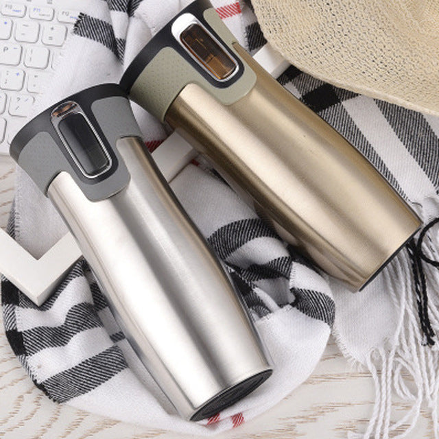 Stay Hydrated on the Go with Our Vacuum Insulated Stainless Steel Travel Bottle