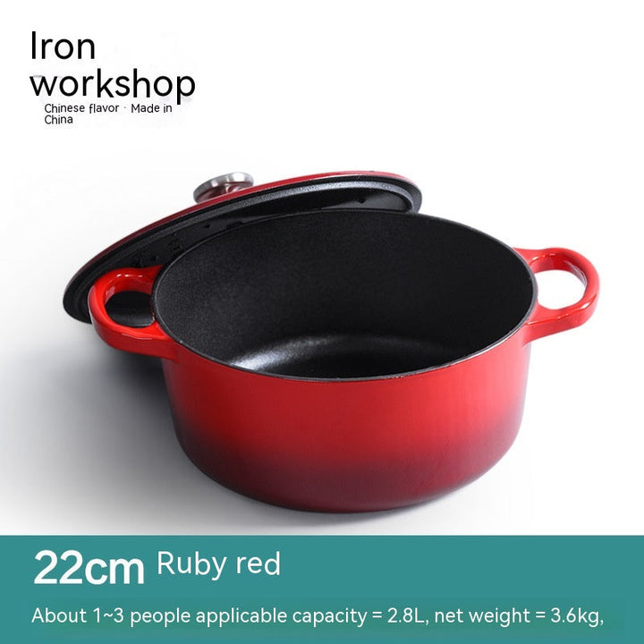 The Perfect Cast Iron Enamel Soup Pot for Every Kitchen