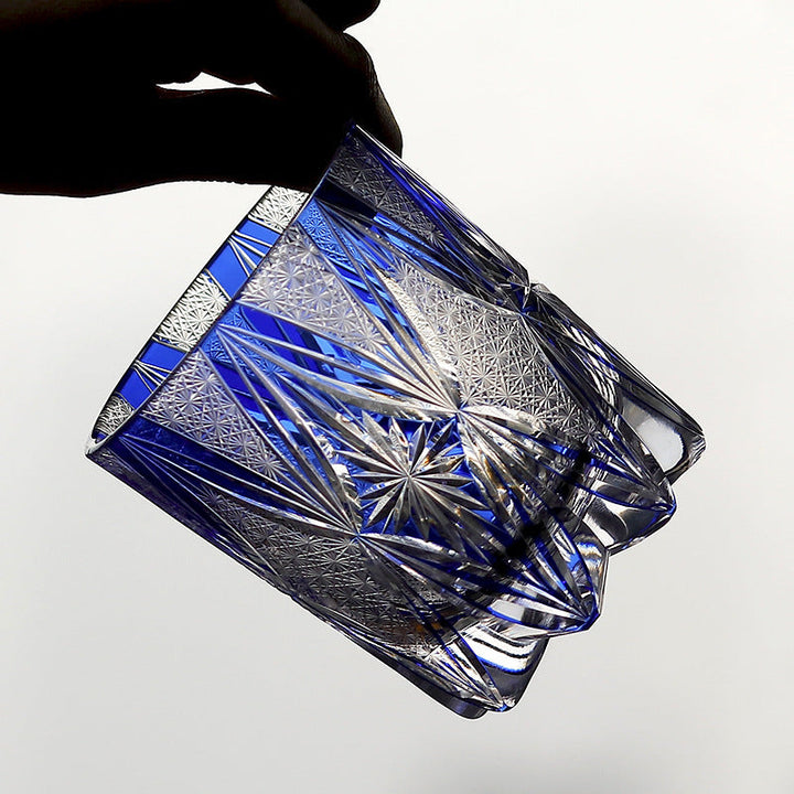 Elevate Your Drinking Experience with Our Hand Carved Whiskey Crystal Wine Glass