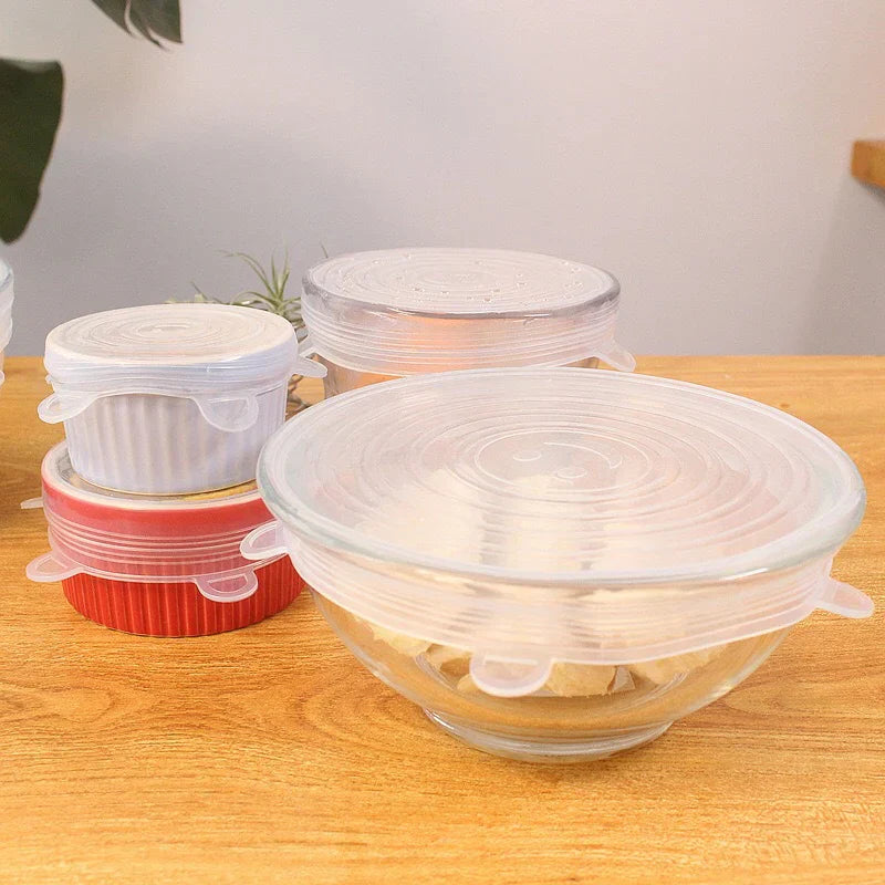 Seal The Deal With The Six-Piece Food Silicone Stretch Lids To Help Keep Your Food Fresh