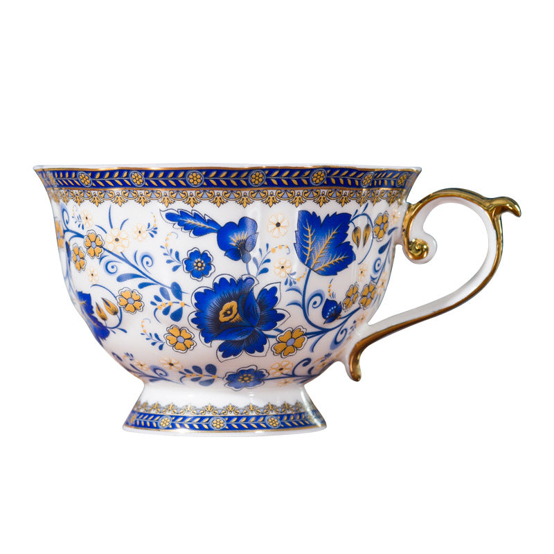 Retro French Style Ceramic Coffee Cup Set