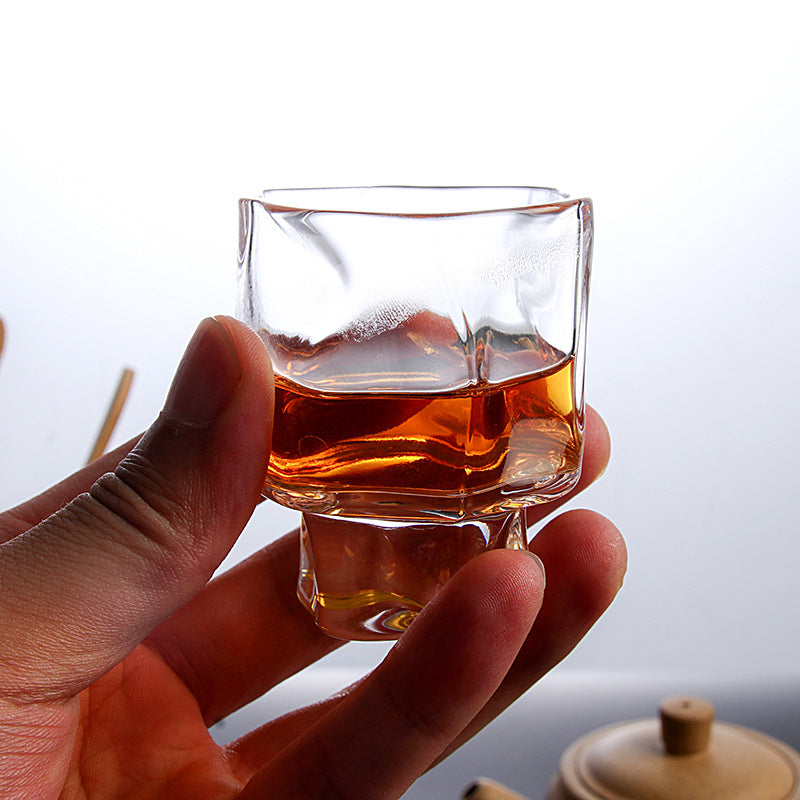 Handmade Japanese Crystal Glass Tea Cup