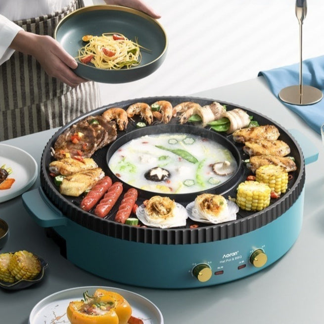Multi-functional Hot Pot And Grill Combo