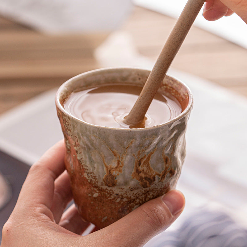 Japanese Style Artisan Pottery Tea Cup