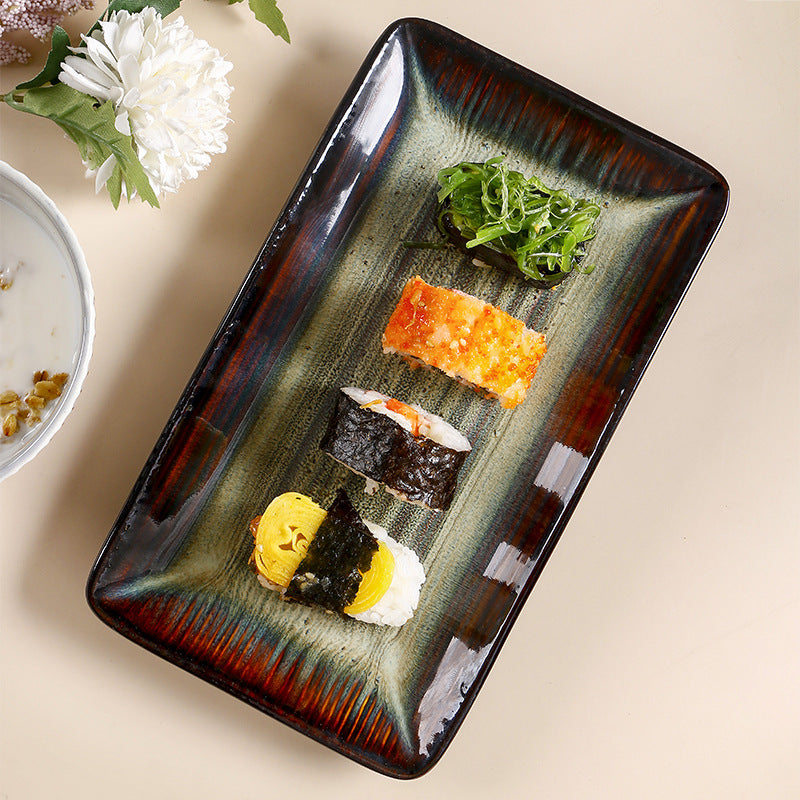 Asian Inspired Ceramic Serving Trays Various Options