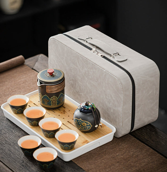 Ceramic Tea Set Gift Boxed - Four Items