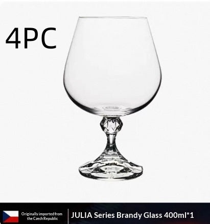 Elegant Red Wine Crystal Brandy Whiskey Glass