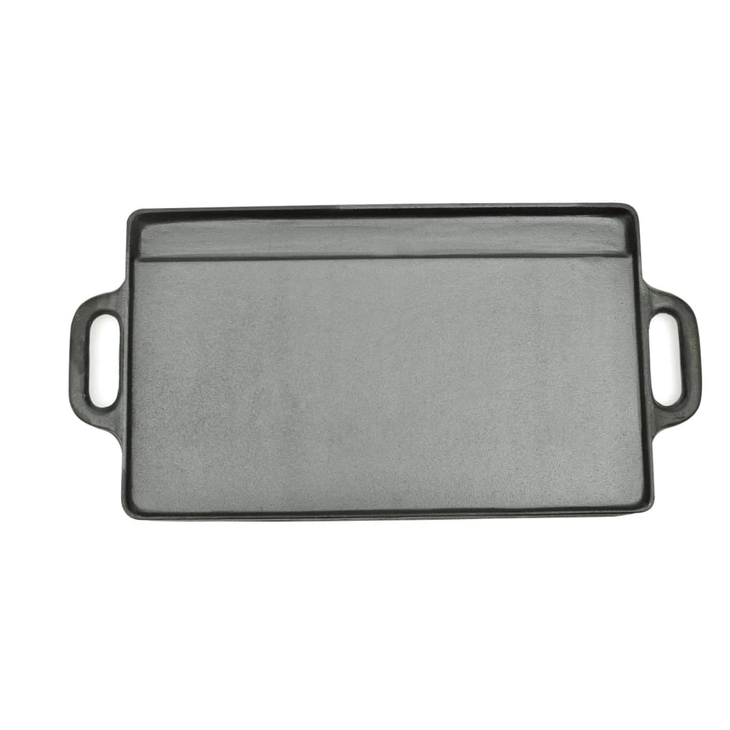 Reversible Cast Iron Grill Plate 50x23 Cm