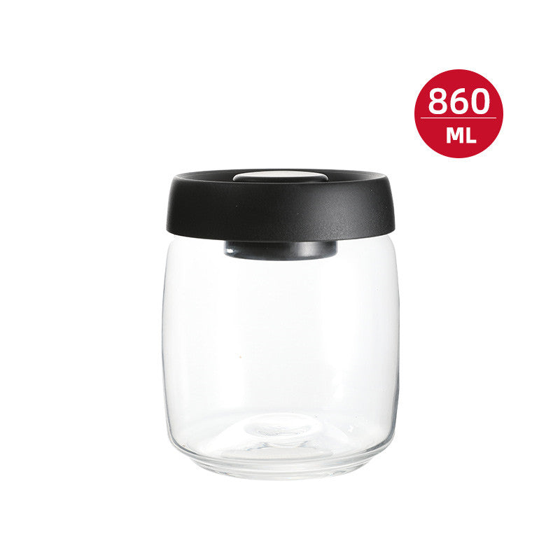 Vacuum Seal Glass Storage Jar