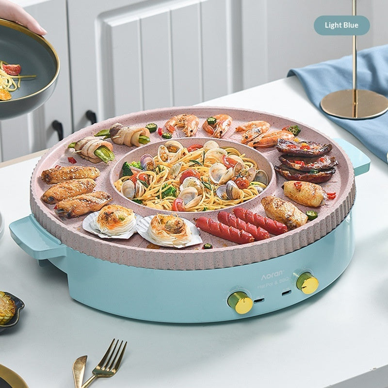 Multi-functional Hot Pot And Grill Combo