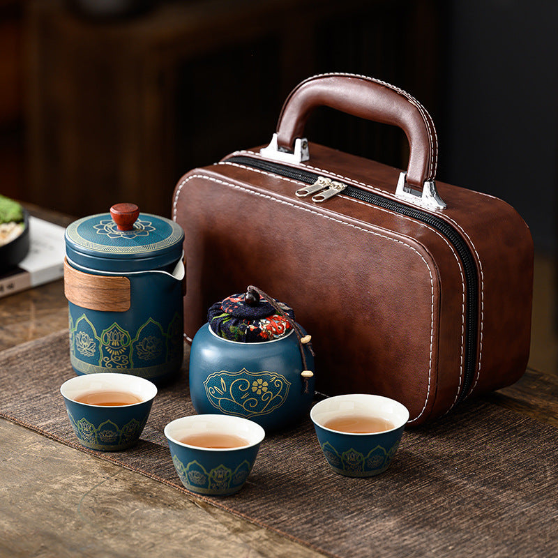 Ceramic Tea Set Gift Boxed - Four Items