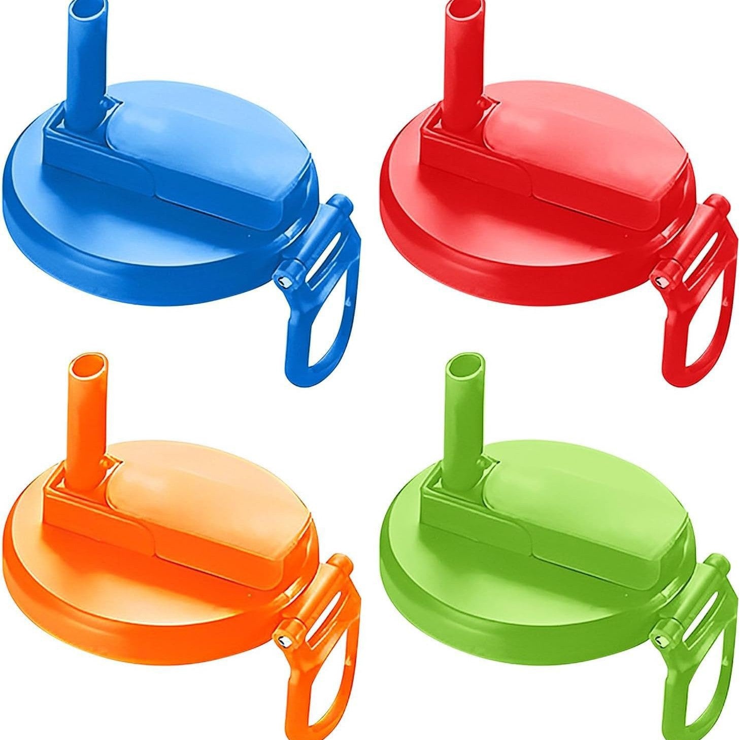 Soda Can Lid with Straw - Standard Size