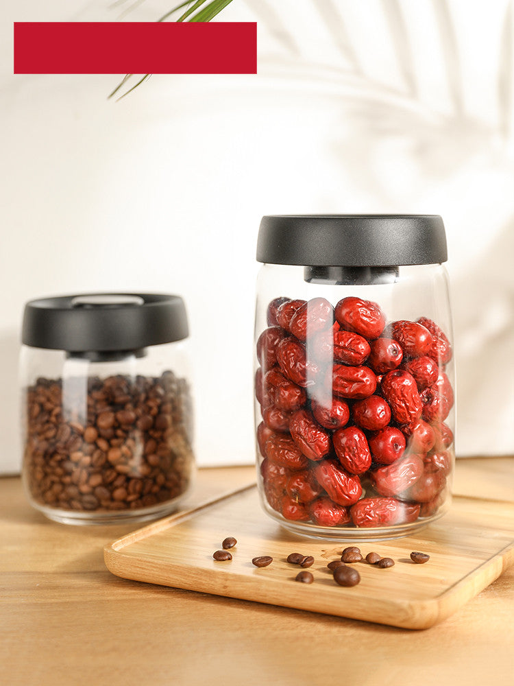Vacuum Seal Glass Storage Jar