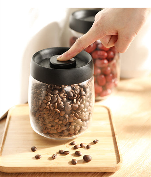 Vacuum Seal Glass Storage Jar