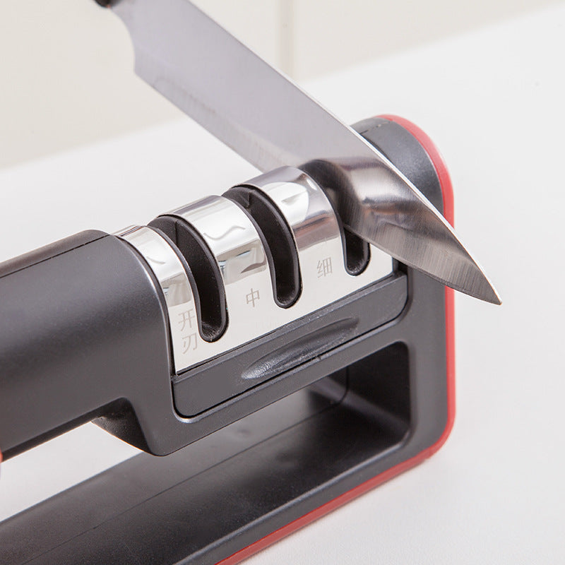 Professional Three-Stage Diamond Knife Sharpener Tool