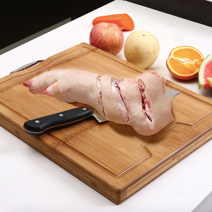 Bamboo carbonization process cutting board