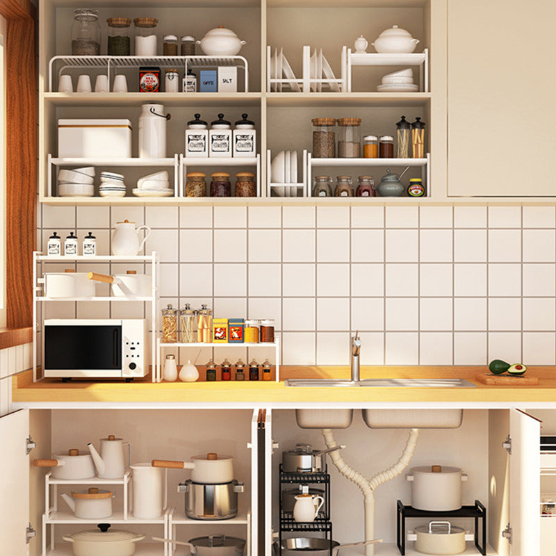Multi-Layer Storage Shelf Pot Rack
