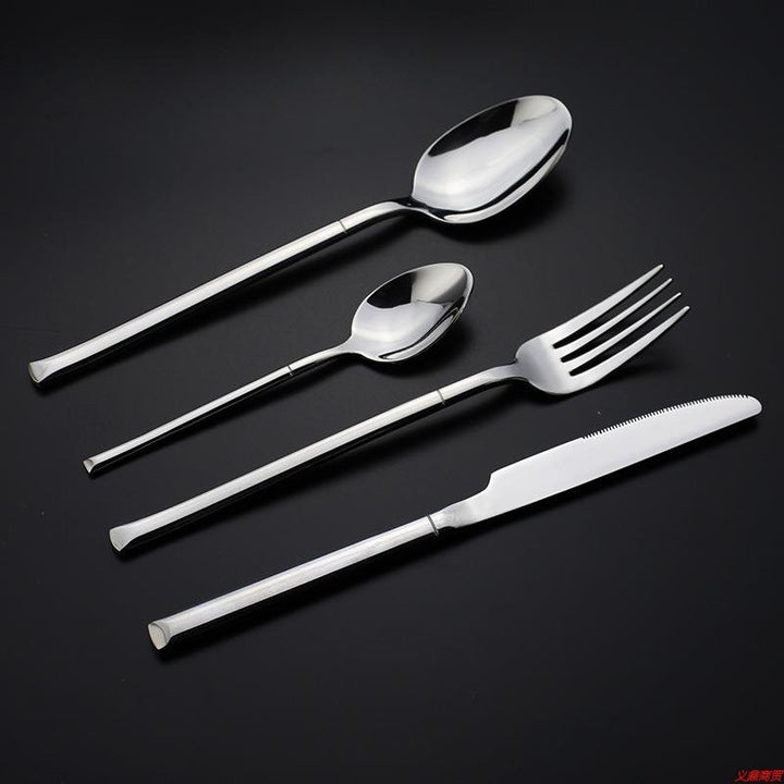 Square Handle Steak Cutlery Four-piece Set