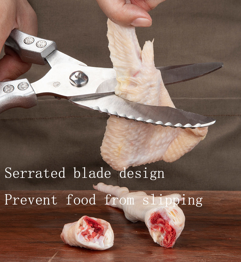 Stainless Steel Kitchen Scissors Meat/Fish Cutter