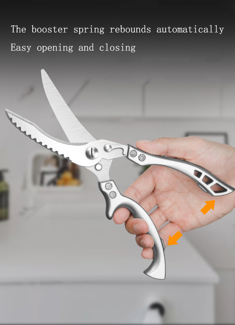 Stainless Steel Kitchen Scissors Meat/Fish Cutter