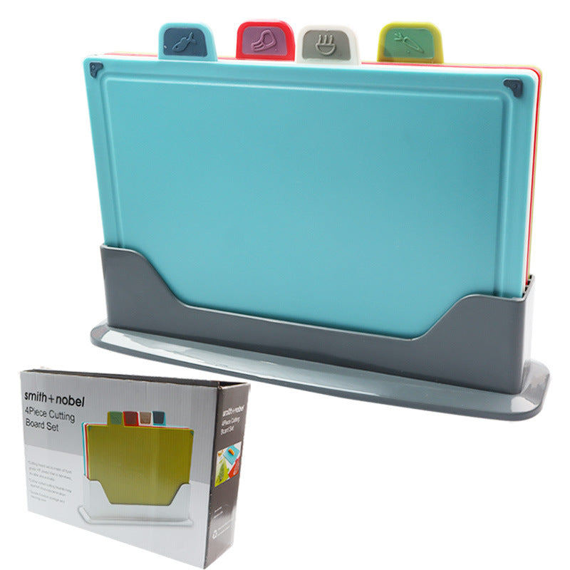 Four Piece Set Of Household Plastic Cutting Board