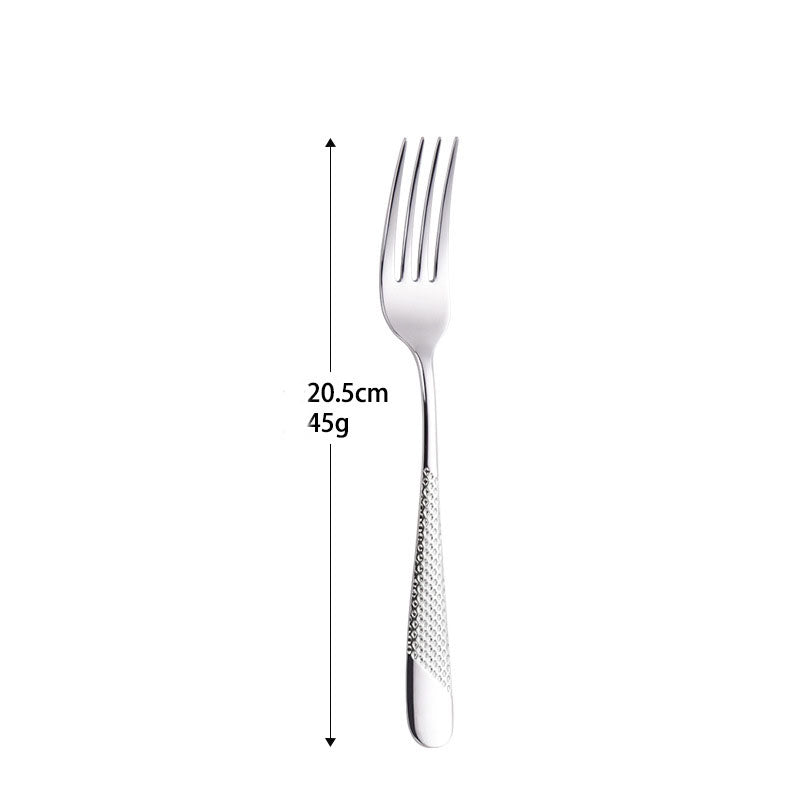 Patterned 304 Stainless Steel Flatware Set