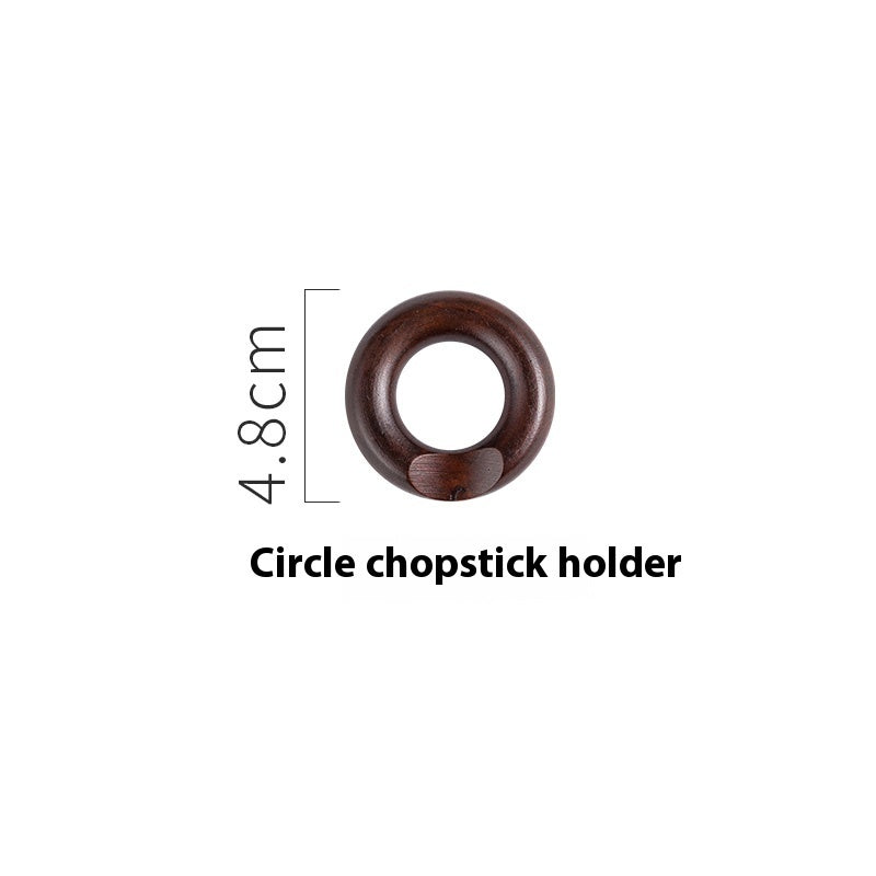 Japanese Style Wooden Chopsticks & Spoon Rest Holder