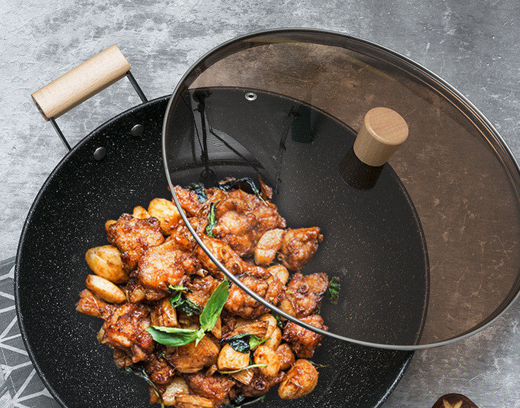 Nonstick Frying Pan/Wok With Lid