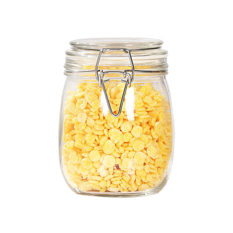 Snap Glass Sealed Storage Jar