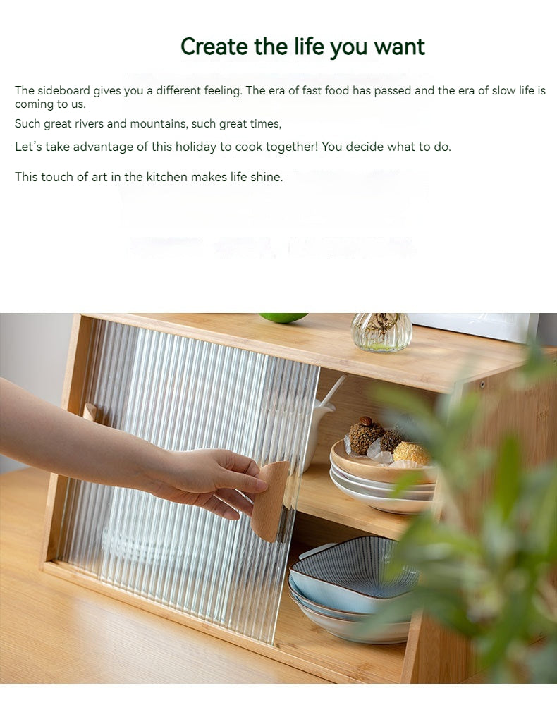 Japanese Style Kitchen Organizer Storage Cabinet