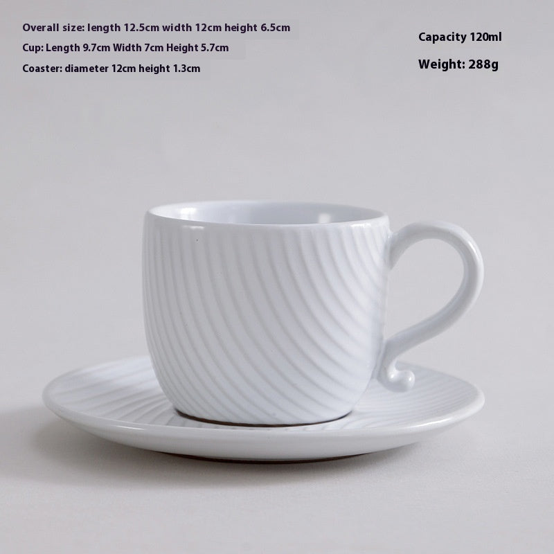 Artisan Coffee Cups & Saucers