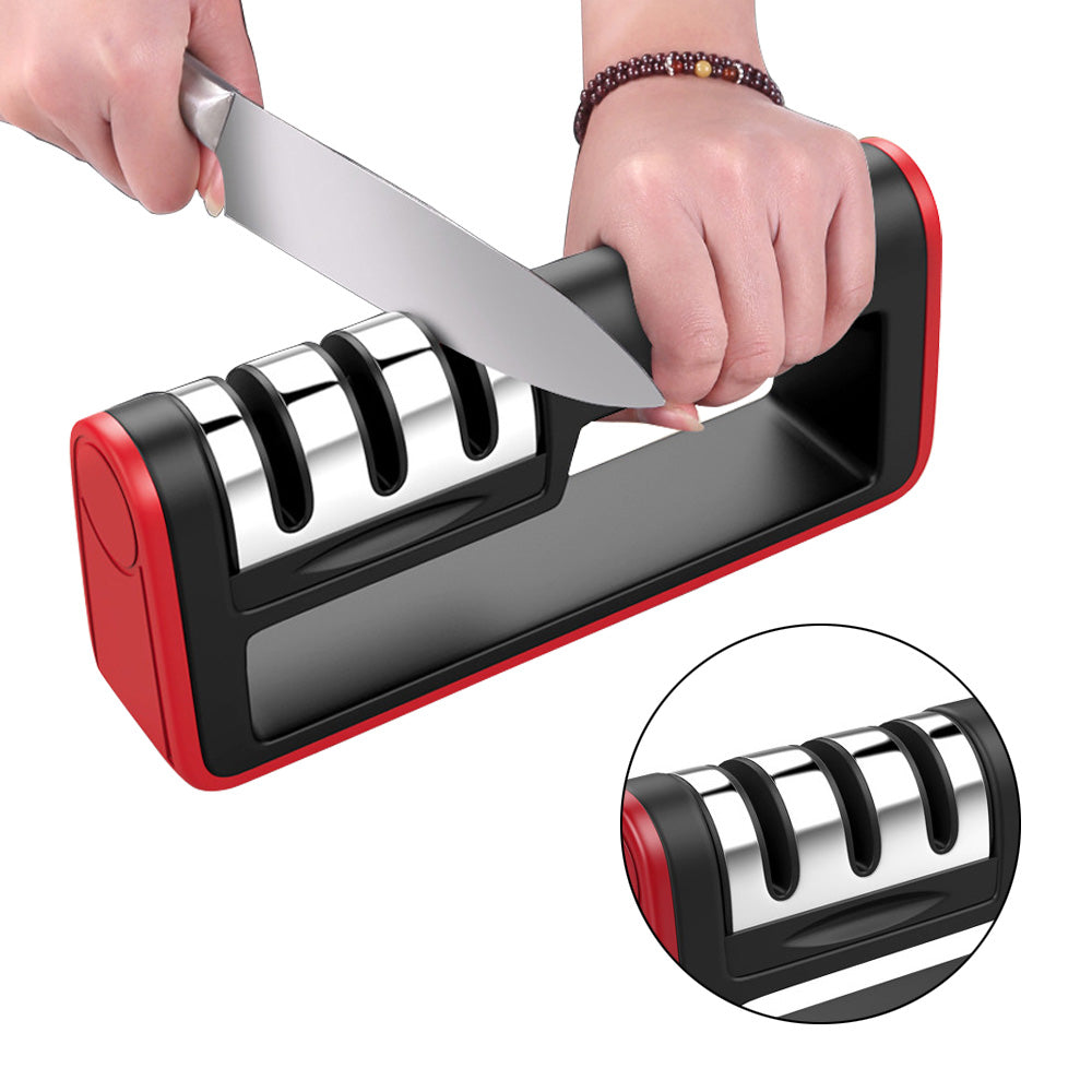 Professional Three-Stage Diamond Knife Sharpener Tool