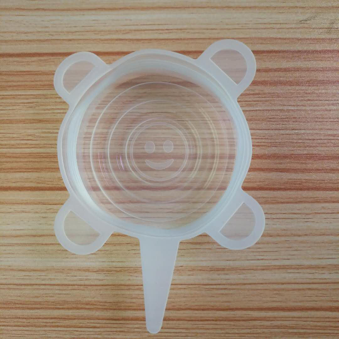 Six-Piece Stretch Silicone Lids for Food Storage
