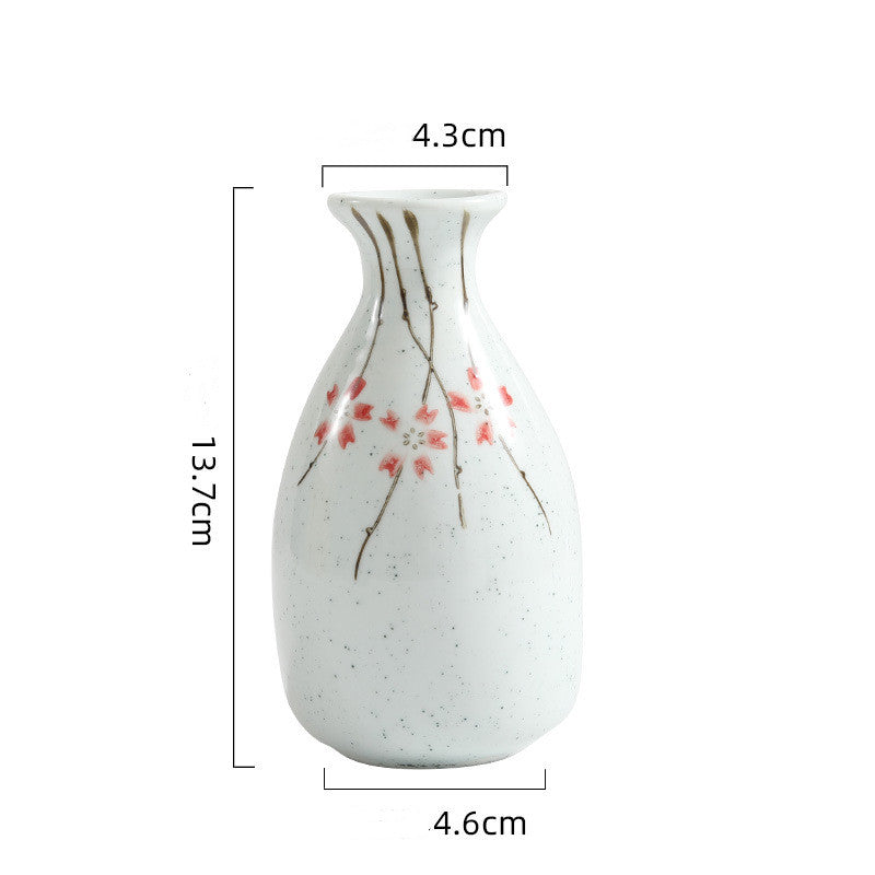 Japanese Decorative Print Ceramic Sake Set