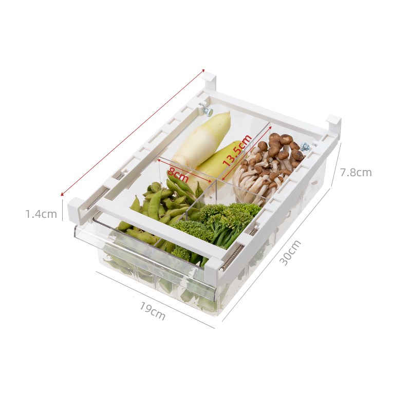 Adjustable Kitchen Refrigerator Storage Rack