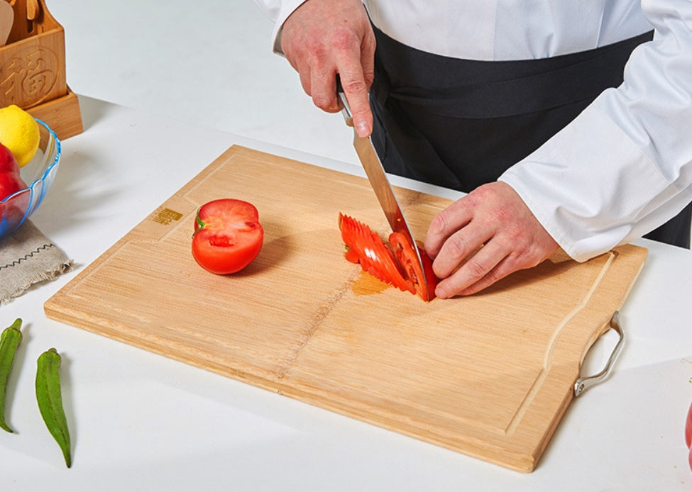 Bamboo carbonization process cutting board