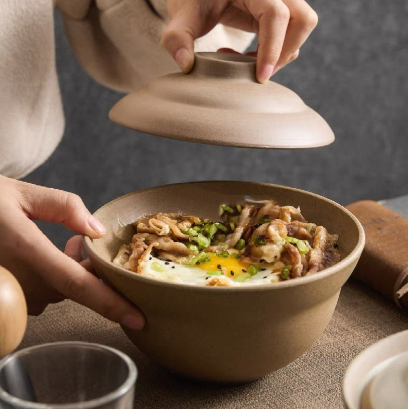 Rice Bowl with Lid Option