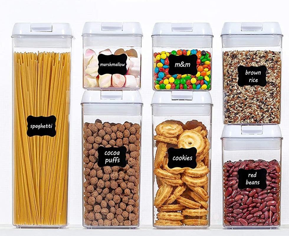 Transparent Sealed Plastic Dry Food Storage Containers