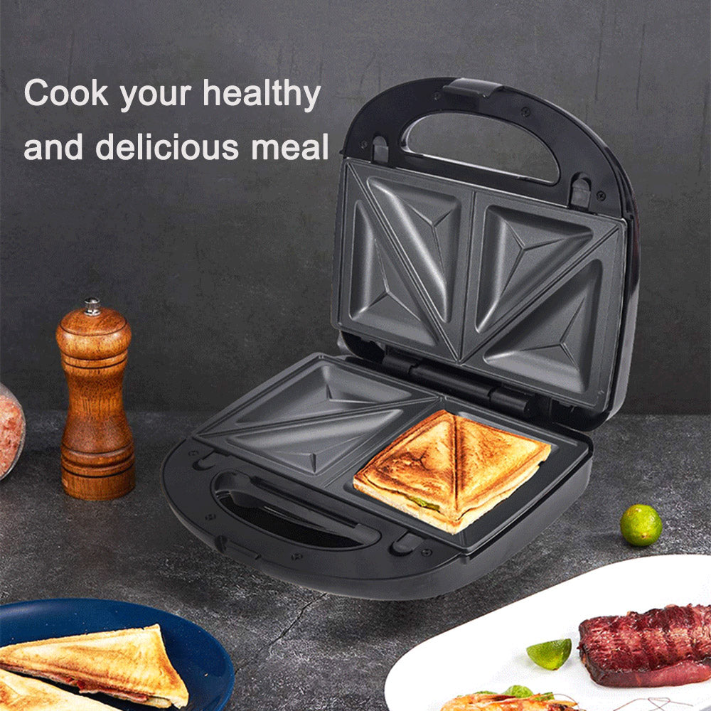 Waffle Maker with Six or Three Changeable Plates