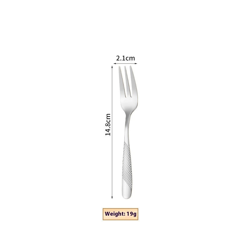 Patterned 304 Stainless Steel Flatware Set