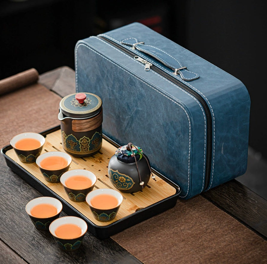 Ceramic Tea Set Gift Boxed - Four Items