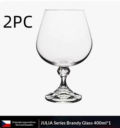 Elegant Red Wine Crystal Brandy Whiskey Glass