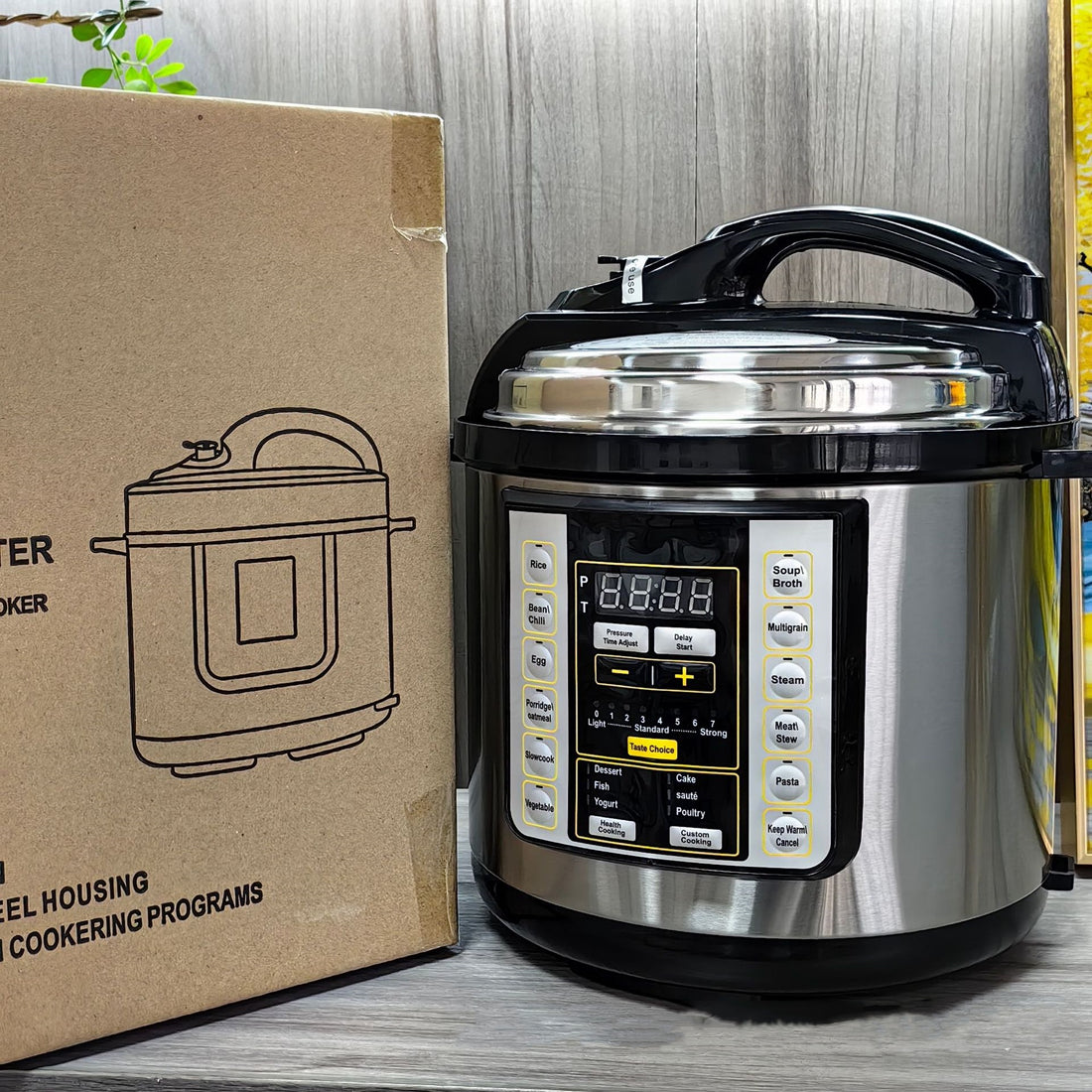 6L Electric Pressure Cooker Rice Cooker