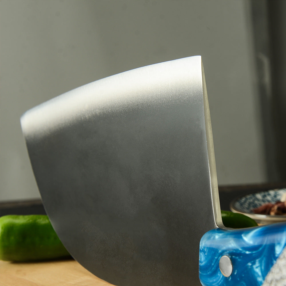 Forged Stainless Steel Blue Handle Kitchen Knives