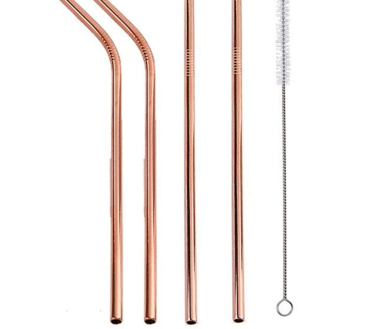 Stainless Steel Straws Multiple Color Option