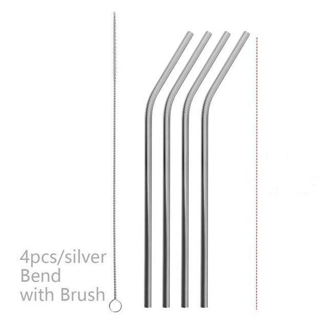 Stainless Steel Straws Multiple Color Option