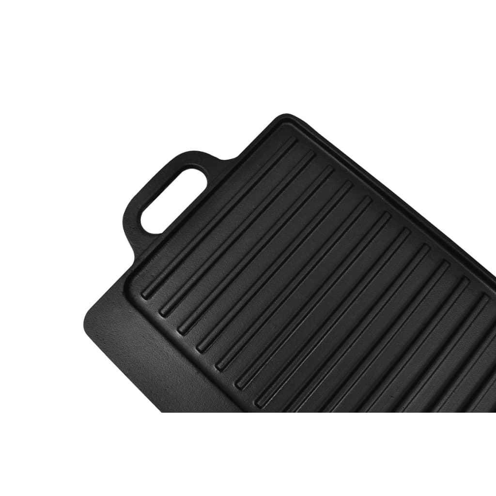 Reversible Cast Iron Grill Plate 50x23 Cm