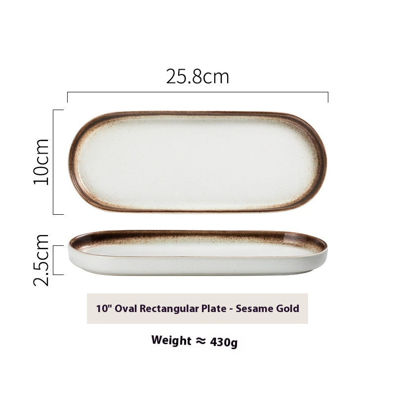 Ceramic Plate Dessert Snack Dish