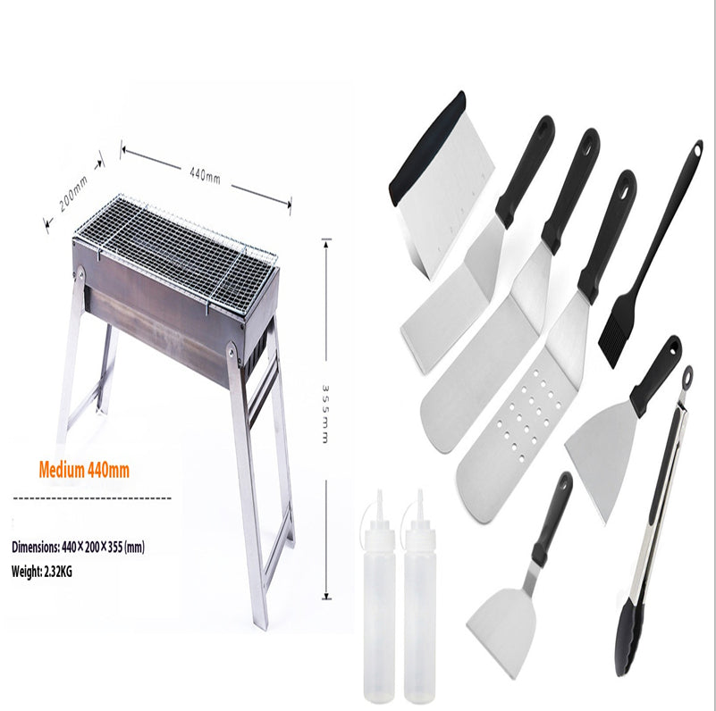 Outdoor Folding Charcoal Barbecue Grill